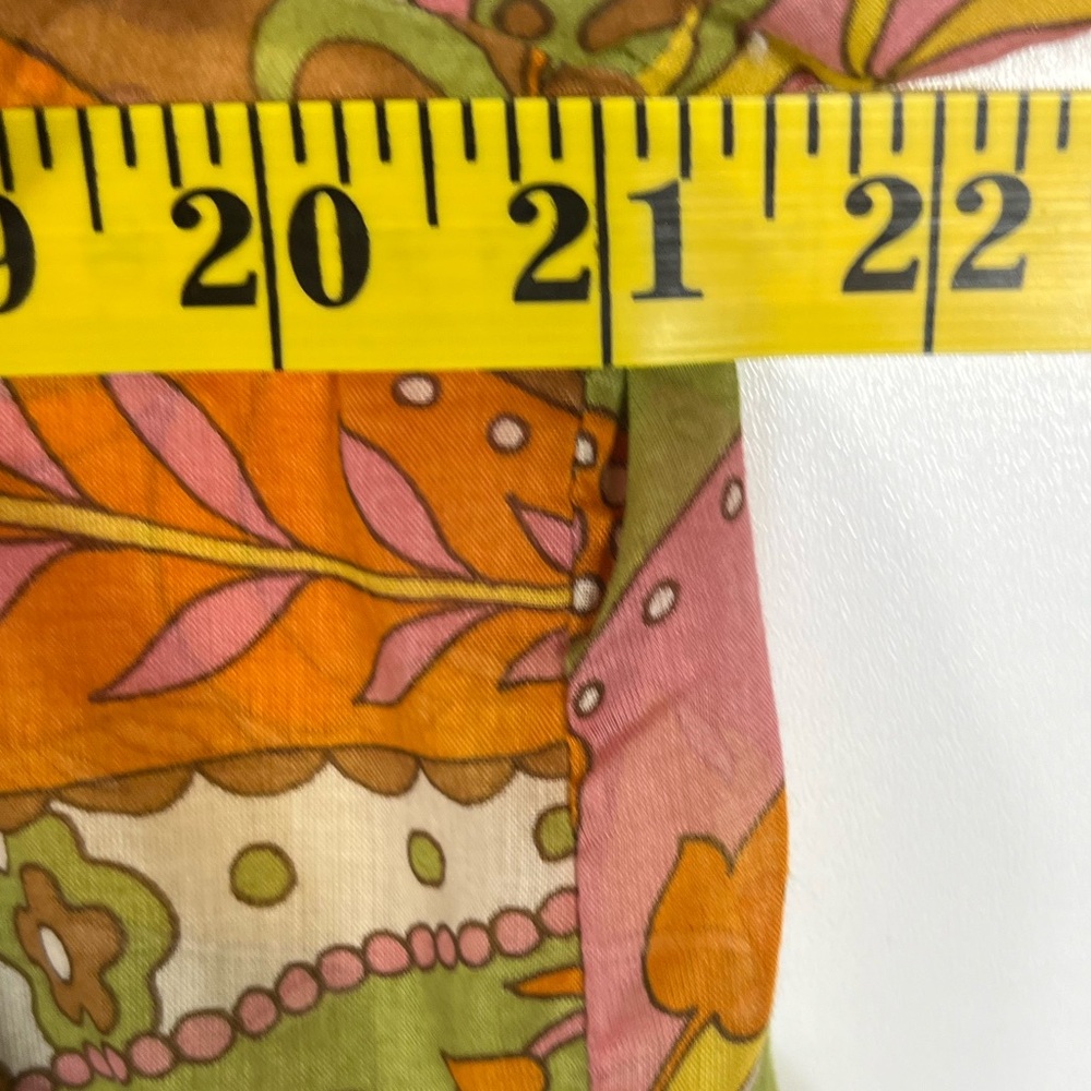 Zara Printed Button Up Cotton Shirt Sz Medium - Picture 7 of 11